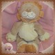 BENGY SOS DOUDOU PELUCHE LION BEIGE JAUNE ORANGE 28 CM