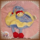 CMP SOS DOUDOU LUTIN POUPEE PLAT OVAL BLEU VIOLET JAUNE