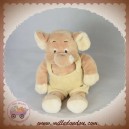 TIAMO TI AMO SOS DOUDOU ELEPHANT BEIGE SALOPETTE JAUNE