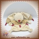 NICOTOY DOUDOU LAPIN BASTIEN BEIGE PLAT BOUT BORDEAUX KIABI SOS