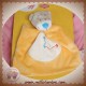 BENGY DOUDOU OURS CORPS PLAT JAUNE/ORANGE HORLOGE ECRU SOS