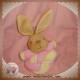 KALOO SOS DOUDOU LAPIN HOCHET CANDIES ROSE JAUNE