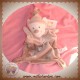 NICOTOY SOS DOUDOU OURS BLANC PLAT TAUPE BEIGE KIABI