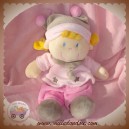 NICOTOY SOS DOUDOU LUTIN POUPEE FILLE BLONDE ROSE TAUPE