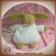 TROUSSELIER SOS DOUDOU LAPIN BEIGE CORPS ROSE HOCHET