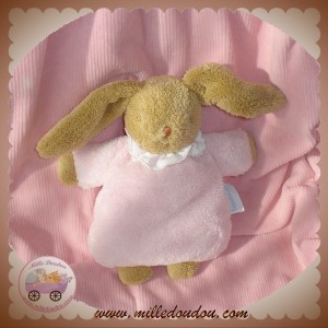 TROUSSELIER SOS DOUDOU LAPIN BEIGE CORPS ROSE HOCHET