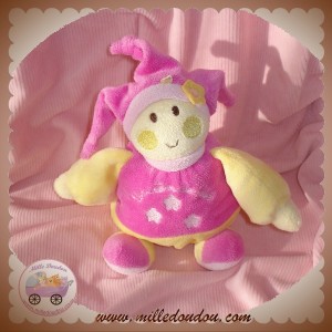 CMP SOS DOUDOU LUTIN POUPEE BOULE JAUNE ROSE UN REVE DE BEBE