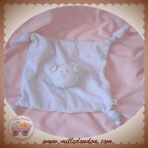 BOUT'CHOU MONOPRIX DOUDOU CHAT OURS PLAT ROSE VIOLET SOS