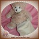 BABYNAT DOUDOU OURS GOLDY BOUCLETTE BEIGE MOUCHOIR SOS