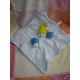 GIPSY DOUDOU PELUCHE LUTIN PLAT BLANC BLEU JAUNE EPONGE