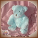 DPAM SOS DOUDOU PELUCHE OURS BLEU BOUCLETTE DU PAREIL AU MEME