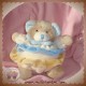 BABYNAT BABY NAT SOS DOUDOU OURS BEIGE BOULE BLEU JAUNE