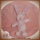 JACADI SOS DOUDOU PELUCHE LAPIN ROSE HOCHET