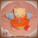 KALOO DOUDOU CHAT BOULE JAUNE PULL ORANGE K SOS