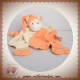 GIPSY DOUDOU VACHE PLATE ECRU ORANGE SOS