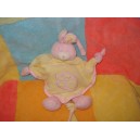 GIPSY SOS DOUDOU LAPIN MUSICAL JAUNE ET ROSE