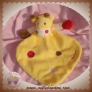 NOUNOURS SOS DOUDOU GIRAFE PLATE JAUNE ROND ROUGE