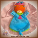 KATHERINE ROUMANOFF SOS DOUDOU OURS ORANGE PLAT BLEU VERTBAUDET