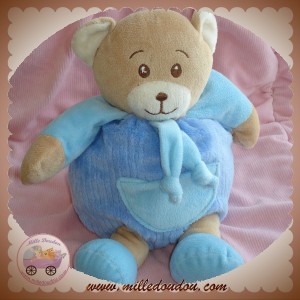 BERNAERT LUC SOS DOUDOU OURS BEIGE BLEU HOCHET