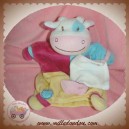 BABYNAT BABY NAT SOS DOUDOU VACHE MARIONNETTE ROSE BLEU JAUNE