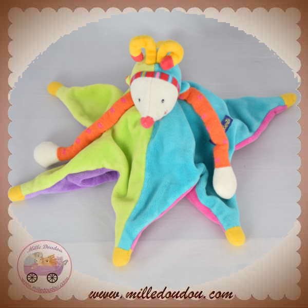 Moulin roty Dragobert doudou lutin capucin cache cache violet