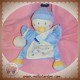 NICOTOY SOS DOUDOU PINGOUIN MARIONNETTE BLEU BLANC ECRU