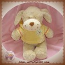 NICOTOY SOS DOUDOU CHIEN BOUCLETTE BEIGE SWEAT JAUNE 