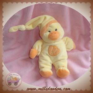 GIPSY SOS DOUDOU PELUCHE ORANGE JAUNE