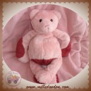 TCF SOS DOUDOU PELUCHE OURS COCHON ROSE