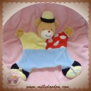 TAKINOU SOS DOUDOU OURS CLOWN PLAT BLEU JAUNE