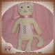NOUNOURS SOS DOUDOU CHAT ECRU ROSE CHANTAL THOMASS