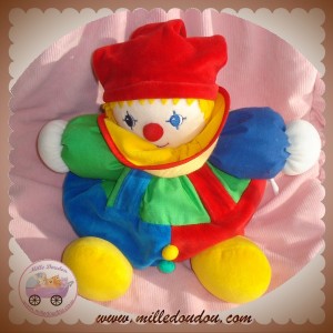 BUATHIER JOSEPH DOUDOU CLOWN BOULE ROUGE VERT BLEU AUCHAN