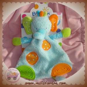 BABYSUN BABY SUN DOUDOU ELEPHANT BLEU PLAT DENTITION SOS