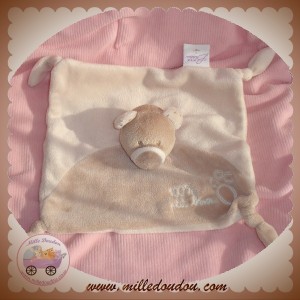 P'TIT BISOU JOLLYMEX SOS DOUDOU OURS PLAT BEIGE AUBERT