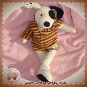 MOULIN ROTY DOUDOU CHIEN JULIUS BLANC SALOPETTE LA GRANDE FAMILLE