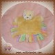 KALOO DOUDOU CHAT MARIONNETTE PLAT ORANGE FRANGES SOS