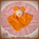 JOLLYBABY SOS DOUDOU SOURIS PLATE TRIANGLE ORANGE