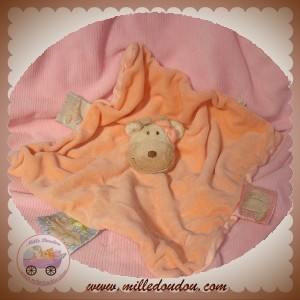 NOUKIE'S SOS DOUDOU GIRAFE PLATE CAPUCINE ROSE FLEUR