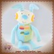 BAWI SOS DOUDOU LAPIN BLANC CORPS BLEU VERT HOCHET