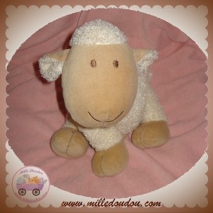 NATURE ET DECOUVERTES DOUDOU MOUTON ECRU BEIGE SOS