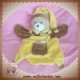 BABYNAT BABY NAT DOUDOU OURS MARIONNETTE MARRON JAUNE SOS