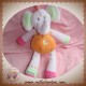 NICOTOY SOS DOUDOU ELEPHANT ROSE ORANGE KIABI