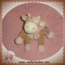 NOUKIE'S DOUDOU VACHE LOLA BEIGE ROSE 17 cm SOS