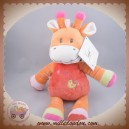 NICOTOY DOUDOU GIRAFE ROSE ORANGE OISEAU KIABI SOS