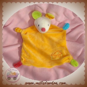 BABY CLUB C&A SOS DOUDOU SOURIS PLAT ORANGE GRUYERE