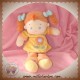 NICOTOY SOS DOUDOU POUPEE ROSE JAUNE ORANGE FLEUR KIABI