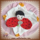 DOUDOU ET COMPAGNIE SOS COCCINELLE COCCIDOUX PLAT ECRU