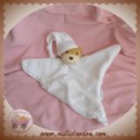 KALOO SOS DOUDOU OURS BEIGE PLAT ETOILE BLANC PLUME BRODERIE