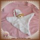 KALOO SOS DOUDOU OURS BEIGE PLAT ETOILE BLANC PLUME BRODERIE