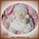 NOUKIE'S SOS DOUDOU OURS TONTON BEN BLANC 40 cm